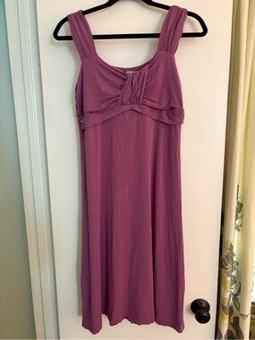 ATHLETA Leighani Dusty Purple Knit Mini Dress Medium Tall